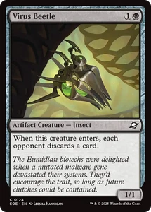 4x Virus Beetle 124 Near Mint NM EOE Edge of Eternities x4 Magic MTG PLAYSET - Picture 1 of 1