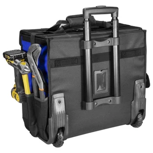 Stark USA Heavy Duty Portable Rolling Tool Bag 20" Wheels Storage Telescoping - Picture 1 of 15