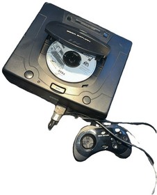 Sega Saturn Model 2 Video Game Console Black MK-80000A Nascar 98