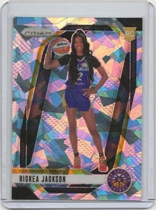 Rickea Jackson Panini Prizm Cracked Ice 2024 WNBA #144 Los Angeles Sparks radiocontrol - Imagen 1 de 2