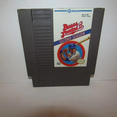 Bases Loaded II 2 Segunda Temporada Nintendo NES Juego Cartucho Solo Probado Funcionando Foto 1 de 4