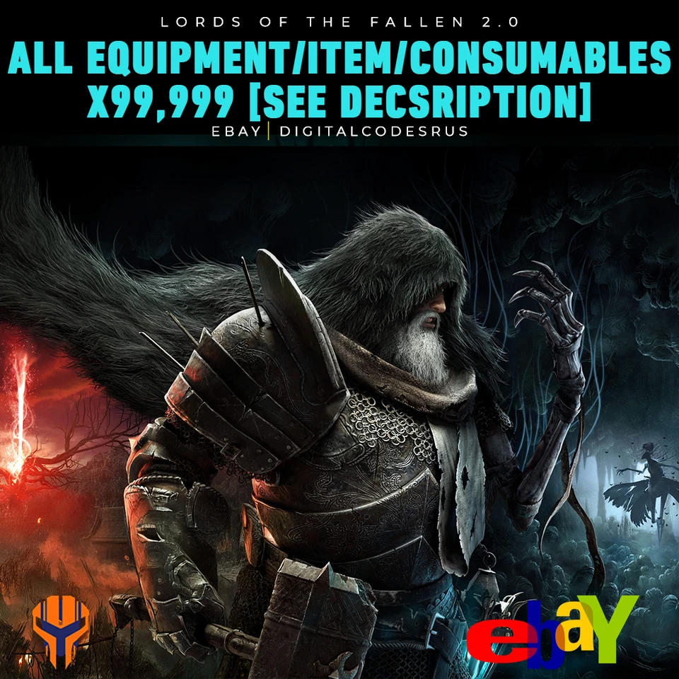 LORDS OF THE FALLEN 2.0: ALL ITEM / 99,999 CONSUMABLES+DROPS [PS5/Xbox/PC] - Image 1 of 1