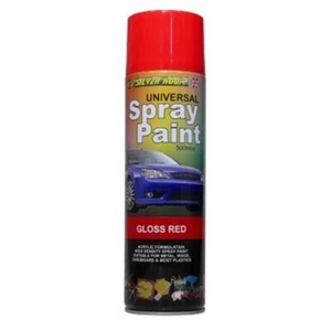 Rojo Spray Pintura Brillo 500ml Metal, Madera, Cartón con Acrílico Foundations - Imagen 1 de 1