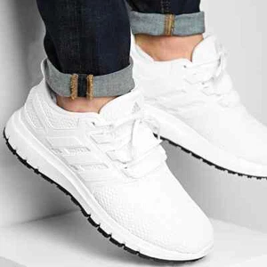 Adidas ULTIMASHOW Sneakers da corsa uomo BIANCHE taglia UK 9 - FX3631 - Foto 1 di 5