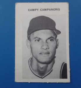 1972 MILTON BRADLEY  Bert Campy Campaneris  OAKLAND ATHLETICS A's 