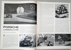 1962 Porsche 356 B Carrera - Original Road Test Article - Picture 1 of 1