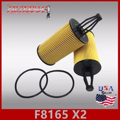 F8165(X2PCS) 57059 OIL FILTER: MERCEDES-BENZ CL550 CL63 AMG CLS400 - Image 1 of 4