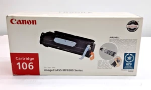 (NEW Genuine Sealed) Canon 106 MF6500 Black Toner Cartridge, 0264B001[AA] - Picture 1 of 5