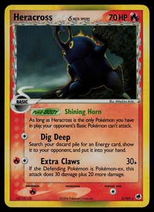 Heracross - 3/101 - Ex Dragon Frontiers Holo Rare Pokemon Card - NM - Imagen 1 de 6