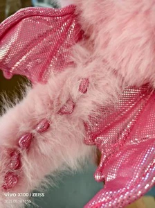grande! Peluche púrpura, azul, rosa, blanco, 35 cm hecho a mano, personalizado en China - Imagen 1 de 33