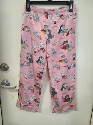 Pantalones de pij Nick and Nora "Days of the Week Kittens" - Talla M(7/8) Foto 1 de 4