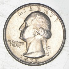 1935-S Washington Quarter *7078
