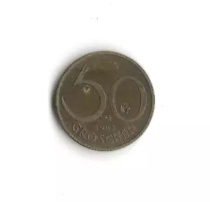 1962 Austria - 50 Groschen - 226 - Aluminum Bronze - 3g - Picture 1 of 2