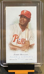 2006 Topps Allen & Ginter #204: Jimmy Rollins A&G Back MINI in Mini Top-Loader