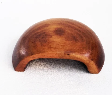 Cherry Maple Wood Antique Hardware Bin Pull Art Deco Drawer Pull Cabinet Knob Cover