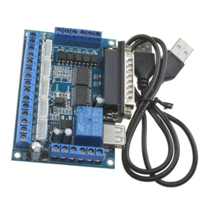 CNC MACH3 5 Axis Interface Breakout Board For Stepper Motor Driver CNC Mill New - Picture 1 of 6