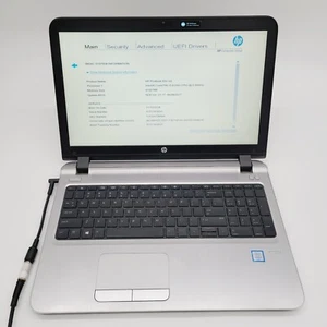 HP ProBook 450 G3 Core i5-6200U 2.3GHz 8GB RAM No HDD 15.6" ***Boot to Bios - Afbeelding 1 van 13