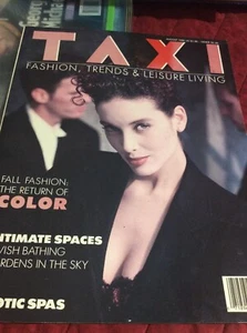 1988 AUGUST TAXI MAGAZINE FASHION TRENDS & LUXURY LIVING VINTAGE RARE - Picture 1 of 9