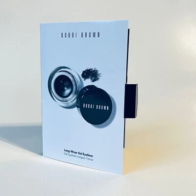 Tarjeta de muestra Bobbi Brown gel de larga duración delineador de ojos tinta negra/malva brillo Foto 1 de 4