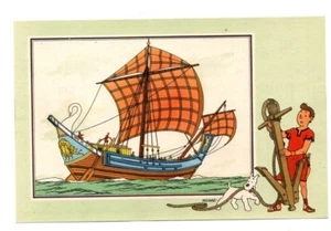 Chromo VOIR et SAVOIR. Marine série 6 n°12. NAVIRE DE COMMERCE Romain. Etat neuf - Picture 1 of 1