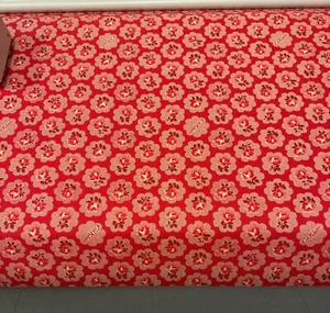 Cath Kidston Fabric FRESTON ROSE RED 140cm Wide x SOLD BY THE METER - Picture 1 of 5