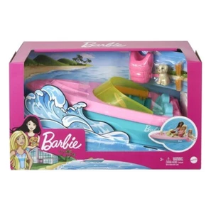 Barbie Boat Puppy Accessories Life Jacket IT FLOATS New GRG29 - Picture 1 of 4