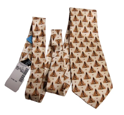 LANVIN Men's 100% Silk Necktie FRANCE Designer Foto 1 de 4