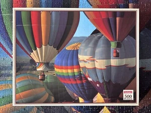 Vintage 1989 Waddingtons Ballooning 500 Piece Jigsaw Puzzle - 1 Piece Missing - Picture 1 of 11