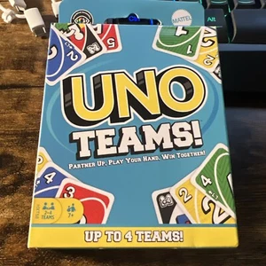 UNO Teams Card Game for Family Nights, Game Nights, Partner Up Free Shipping NEW - Picture 1 of 2