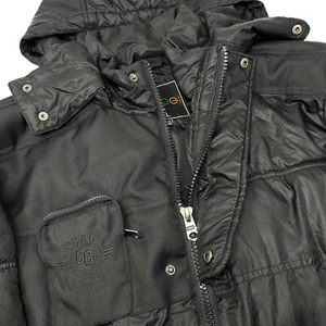 COOGI Puffer Jacket Black Men's Y2K Streetwear Hiphop New York Biggie XL - Picture 1 of 18