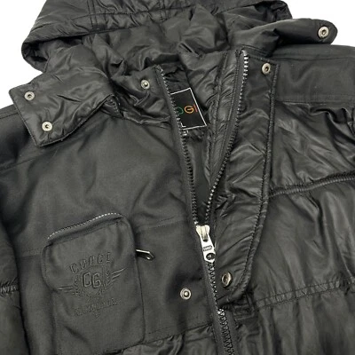 COOGI Puffer Jacket Black Men's Y2K Streetwear Hiphop New York Biggie XL - Image 1 of 4