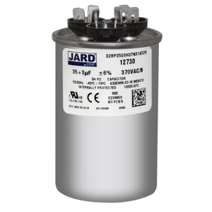 35+3 uf MFD 370 VAC Dual Run Capacitor # NGM 328P3503H37N31A5Z9 JARD 12730 - Picture 1 of 3