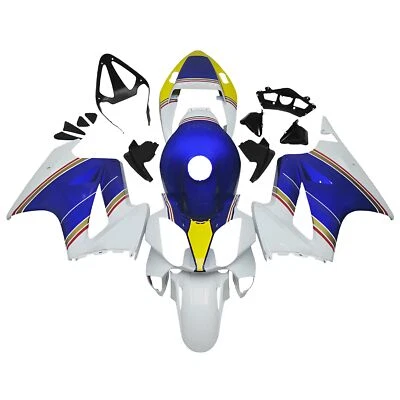 White Blue ABS Fairings Kit Bodywork for 2002-2012 VFR800 Interceptor 800 Honda — 第 1/4 张图片