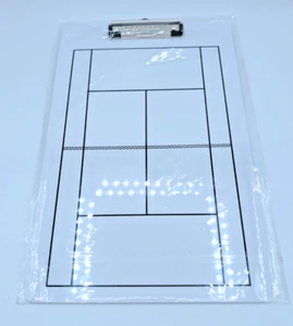 Nuevo Portapapeles PVC Borrado en Seco Cancha de Tenis/Pickleball Entrenamiento y Estrategia - Imagen 1 de 3