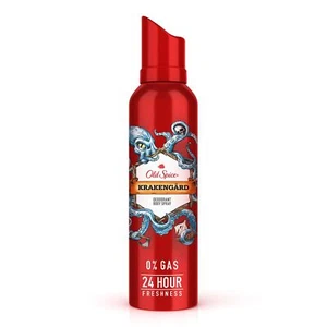 Old Spice Krakengard No Gas 24 hour Long Lasting Deodorant Perfume Body 140 ml - Picture 1 of 5