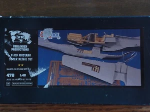 1/48 Verlinden P-51D MUSTANG SUPER DETAIL SET: Cockpit, Engine,.. Resin & PE OOP - Picture 1 of 1