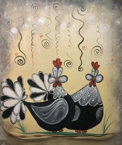 Carta di riso per decoupage album di ritagli artigianato pollo 844 - Foto 1 di 1