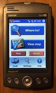 Garmin iQue M4 Pocket PC with Power USB Adapter bundle Tested Working - Picture 1 of 14