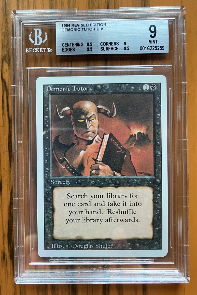 Demonic Tutor Magic: The Gathering Beckett Grading Services (BGS