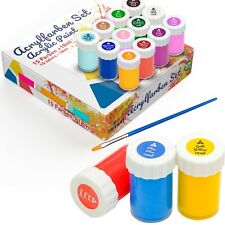 Tritart Acrylfarben-Set für Kinder und Erwachsene mit 15 Acrylfarben-Set