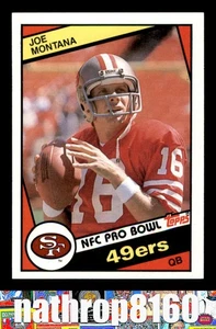 1984 Topps #358 Joe Montana HOF Football NM/NM+ San Francisco 49ers 8710 - Bild 1 von 4