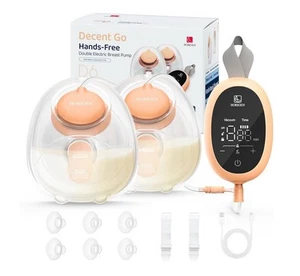 Wearable Hands Free Breast Pump D6 Portable Low Noise Breastfeeding Pump 3 Modes - Picture 1 of 7