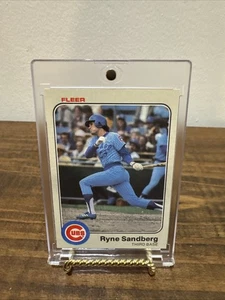 Tarjeta de novato Fleer Baseball #507 Ryne Sandberg 1983 - casi nueva #5296 - Imagen 1 de 10