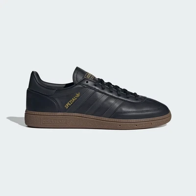 Mens adidas HANDBALL SPEZIAL JS3868 Core Black / Carbon / Gold Metallic - Image 1 of 4