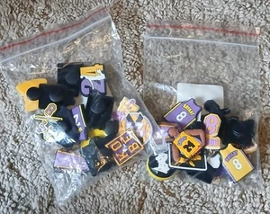 NBA LA Lakers Kobe Bryant Lot Of 2 Charms For Clogs Slip Ons - Picture 1 of 2