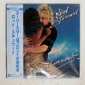 ROD STEWART BLONDES HAVE MORE FU WARNER P10602W Japan OBI VINYL LP - Picture 1 of 1