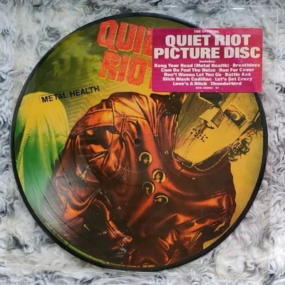 QUIET RIOT Metal Health PIC DISC LP US 1993 Heavy Metal BLACK SABBATH Whitesnake - Image 1 of 4