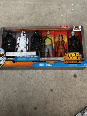 Star Wars Rebels Heroes and Villains Six Pack 12” Figura Objetivo Exclusivo Nuevo Foto 1 de 4