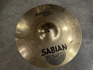 CRACKED 16" SABIAN AAX Metal Crash Cymbal CRACKED #PA2 - Picture 1 of 10