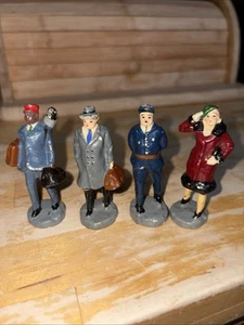 Vintage Trico Of Japan Prewar 1930’s Composition Railway Figures Lot Of 4 - Picture 1 of 8